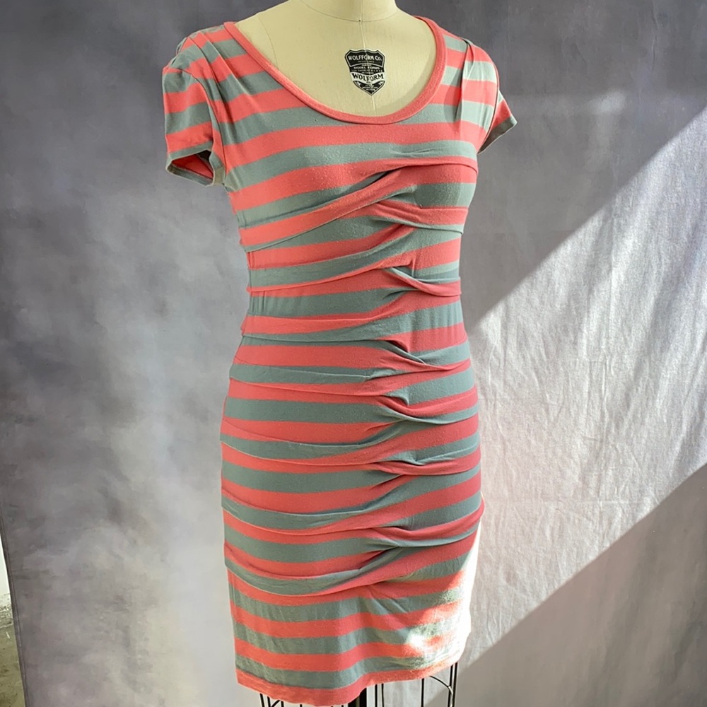 Pink & Gray 'Nicole Miller' Bodycon Dress